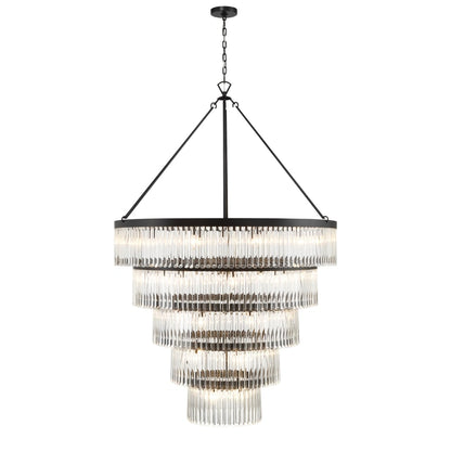 Crystorama Lighting Group Emory 30 Light 48" Wide Crystal Ring Chandelier