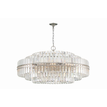 Crystorama Lighting Group Hayes 32 Light 41" Wide Crystal Waterfall Chandelier