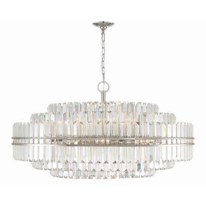 Crystorama Lighting Group Hayes 32 Light 41" Wide Crystal Waterfall Chandelier