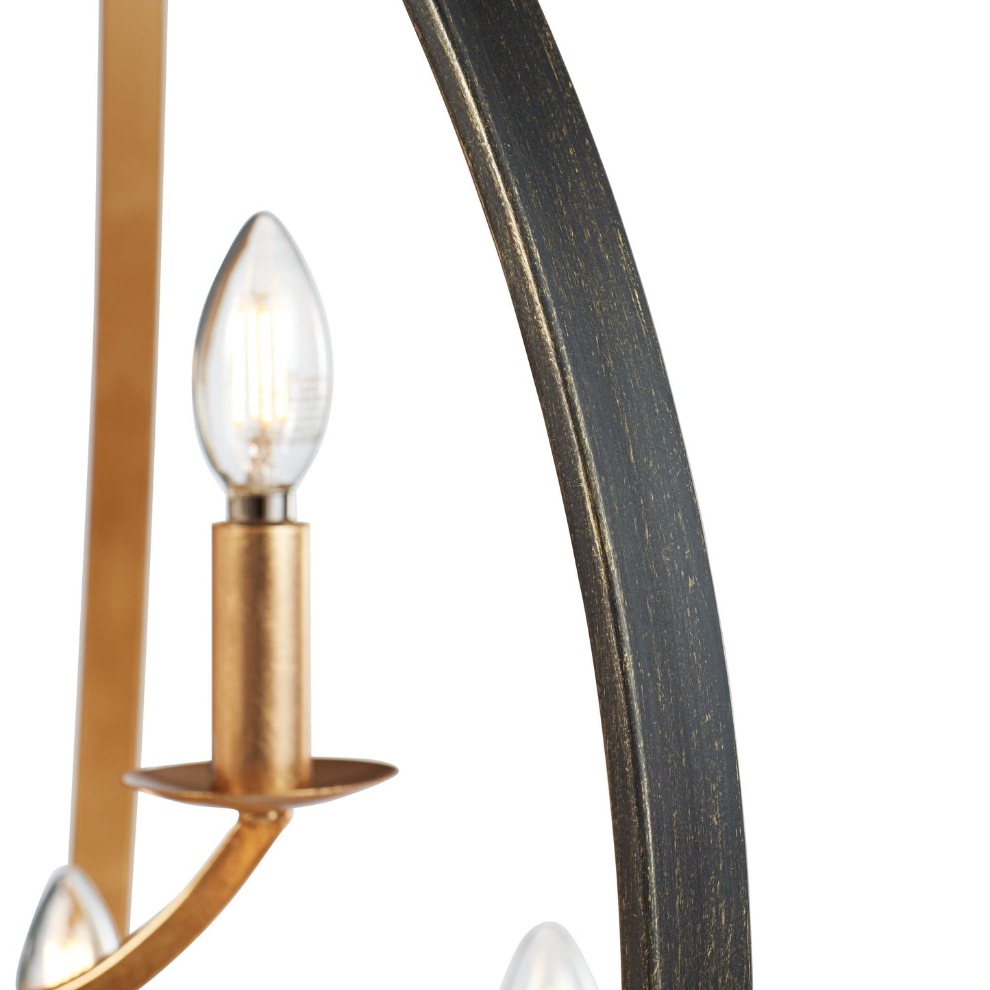 Crystorama Luna 60" Wide Bronze-Gold 12-Light Modern Large Chandelier