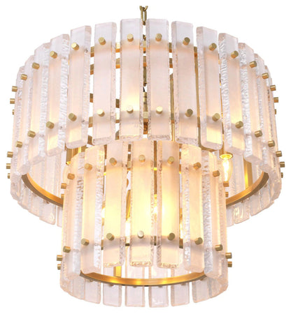 Frosted Glass Plates Chandelier | Eichholtz BlasonBy OROA - Furniture