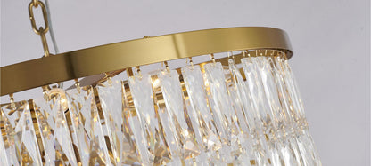 32"D 39-Light Gold Crystal ChandelierBy Design Living