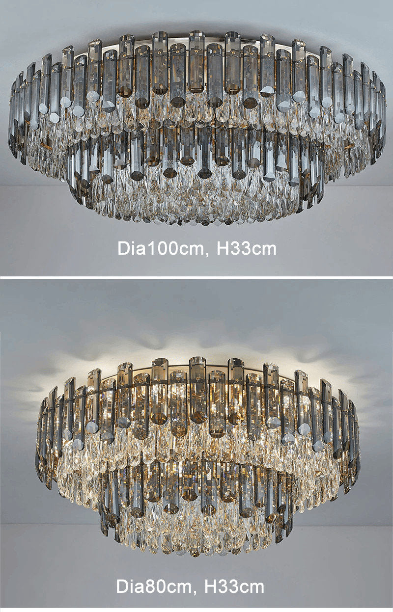 Adria | Large Luxury Crystal Chandelier, 31.5''By Miron Demid LLC