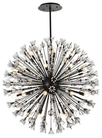 Elegant Lighting 2500D44 Vera 32 Light 44"W Crystal Sputnik - GoldBy Elegant Furniture & Lighting