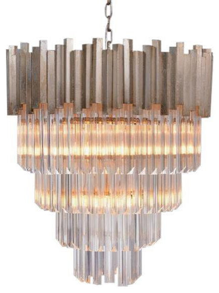 Traditional 5-Tier Chandelier With Glass CrystalsBy Zentique, Inc.