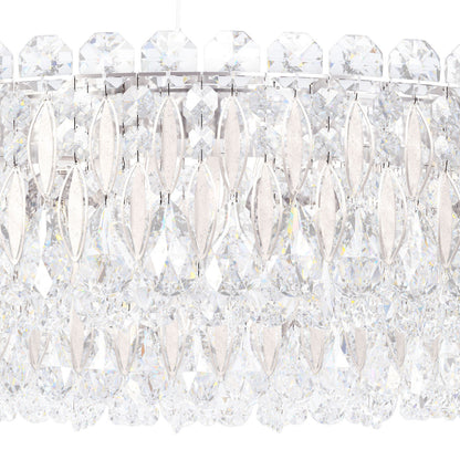 Schonbek Rs8343N-48S 12 Light Crystal Pendant, Antique SilverBy Schonbek