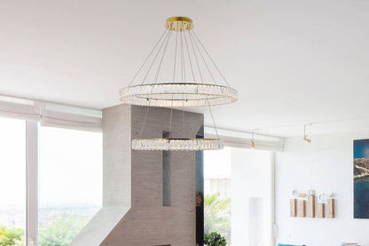 Elegant Lighting Monroe Chandelier, Gold, 42.00By Elegant Furniture & Lighting