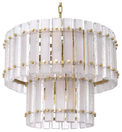 Frosted Glass Plates Chandelier | Eichholtz BlasonBy OROA - Furniture