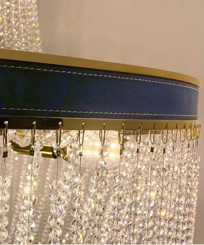 Deiva Marina | Luxury Large Spiral Crystal Chandelier for StaircaseBy Miron Demid LLC
