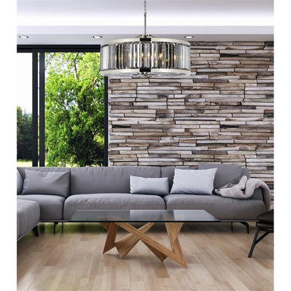 Urban Classic Chelsea 10-Light Metal Royal Cut Chandelier in Polished NickelBy Urban Classic