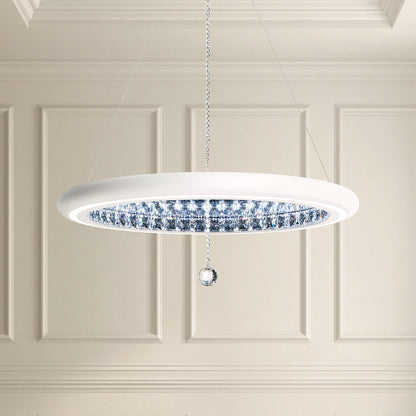 Schonbek Mfc300N-Wh1S 1 Light Crystal Pendant, WhiteBy Schonbek