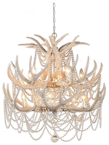 Denali 2 Tiers Antler ChandelierBy Akari Lanterns