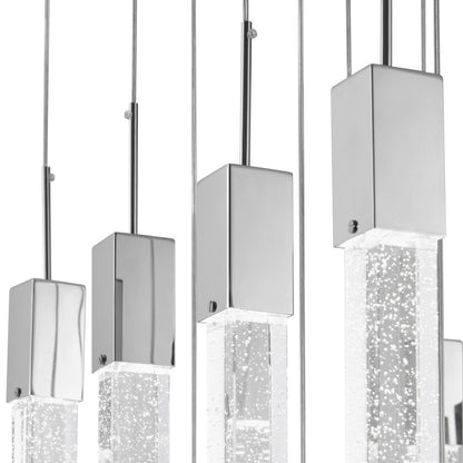 Rectangular Crystal Chandelier // XL 25 LightBy Finesse Decor