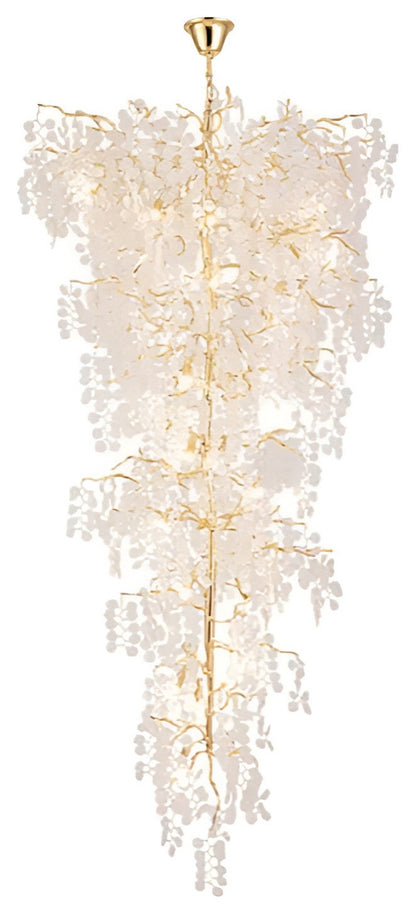 Aidone | Large Luxury Crystal Chandelier For Staircase, Dia31.5xh55.1"By Miron Demid LLC