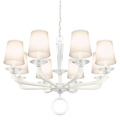 Schonbek Ma1008N-06O 8 Light Crystal Chandelier, WhiteBy Schonbek