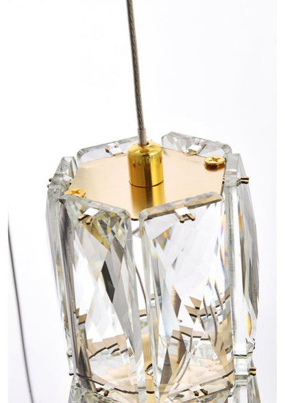 Polaris 25 Light Chandelier, GoldBy Elegant Furniture & Lighting