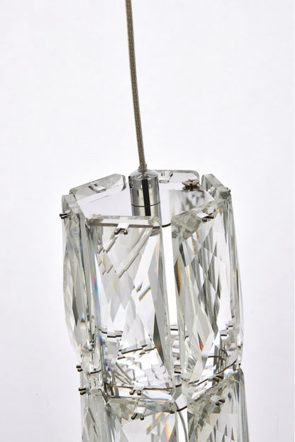 Elegant Lighting Polaris 42" Led Chandelier in ChromeBy Elegant Furniture & Lighting