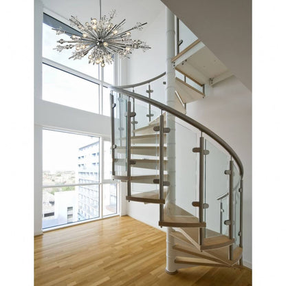 Modern Contemporary Luxe Twenty Four Light Chandelier in Polished Chrome FinishBy Bailey Street Home