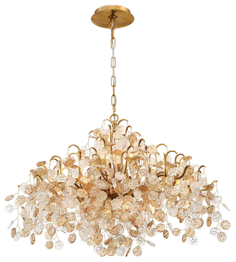 8-Light Luxe Chandelier by EurofaseBy Eurofase Lighting
