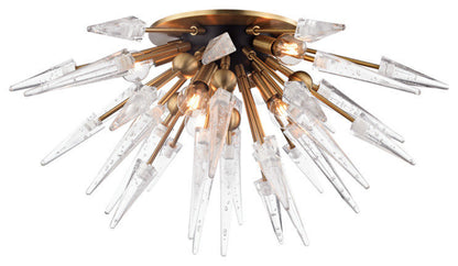 Hudson Valley Sparta 6-Light Semi Flush 9028-AGB, Aged BrassBy Hudson Valley Lighting