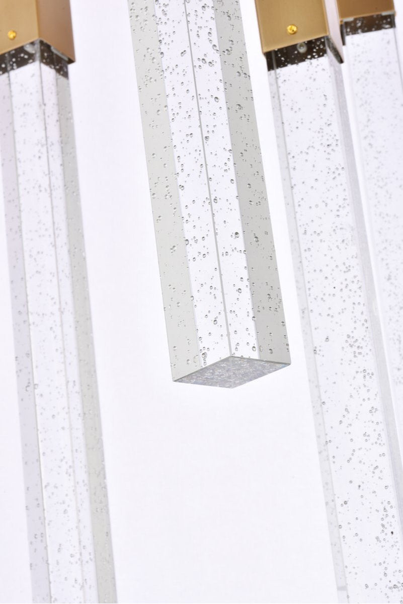 Wade 25-Light Pendant, Satin GoldBy Home Living