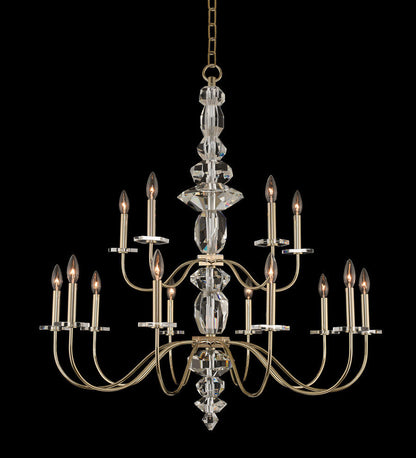 Allegri Crystal, Bolivar 2 Tier ChandelierBy Allegri Crystal by Kalco Lighting