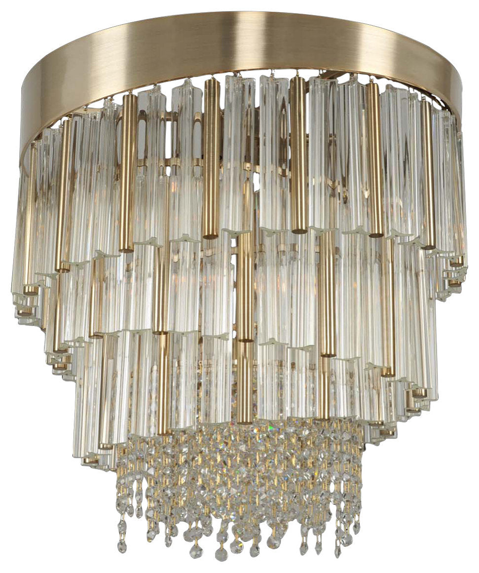 Espirali 20x21" 6-Light Modern Large Pendants by AllegriBy Allegri Crystal by Kalco Lighting