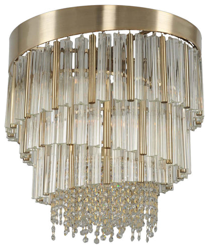 Espirali 20x21" 6-Light Modern Large Pendants by AllegriBy Allegri Crystal by Kalco Lighting