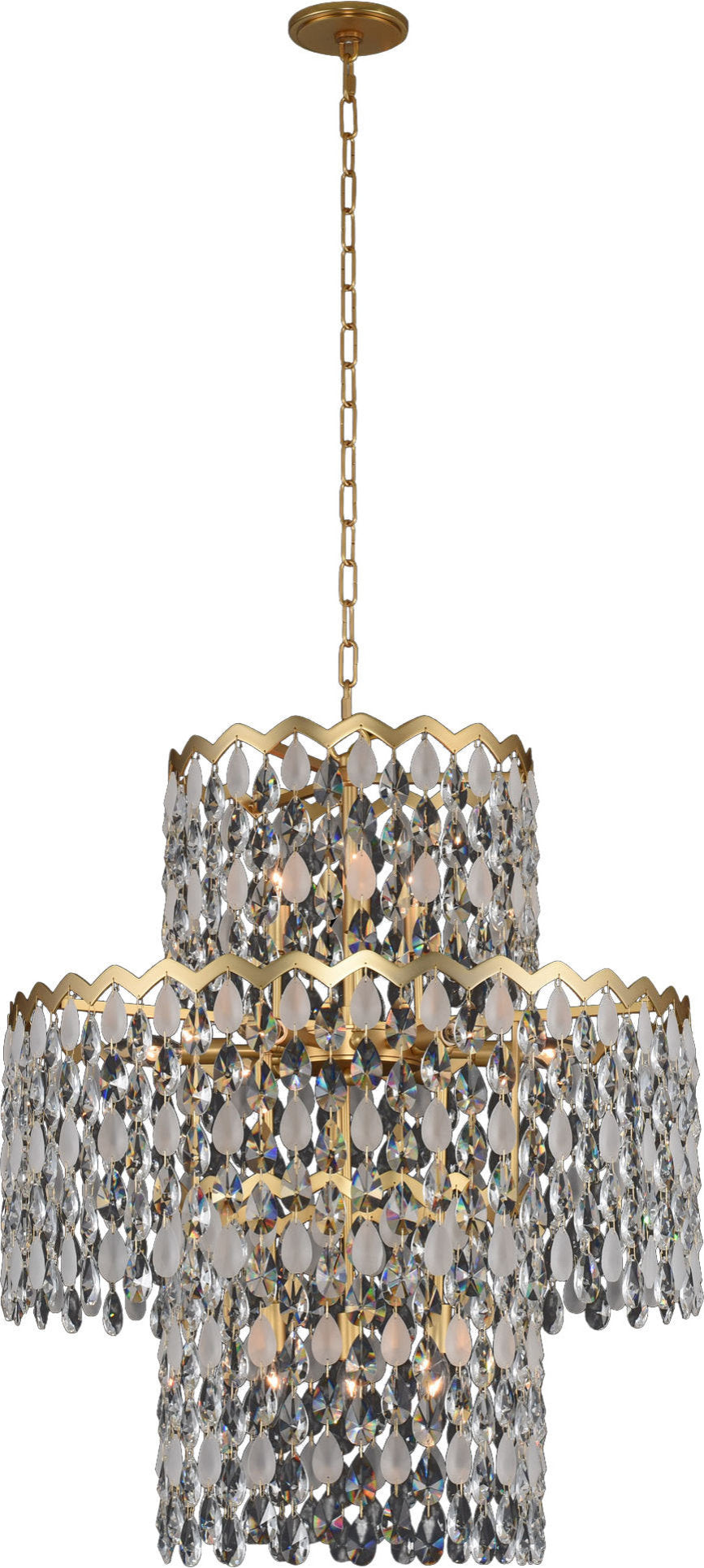 Caretta Pendant, Antique Brass, 27"By KALCO LIGHTING