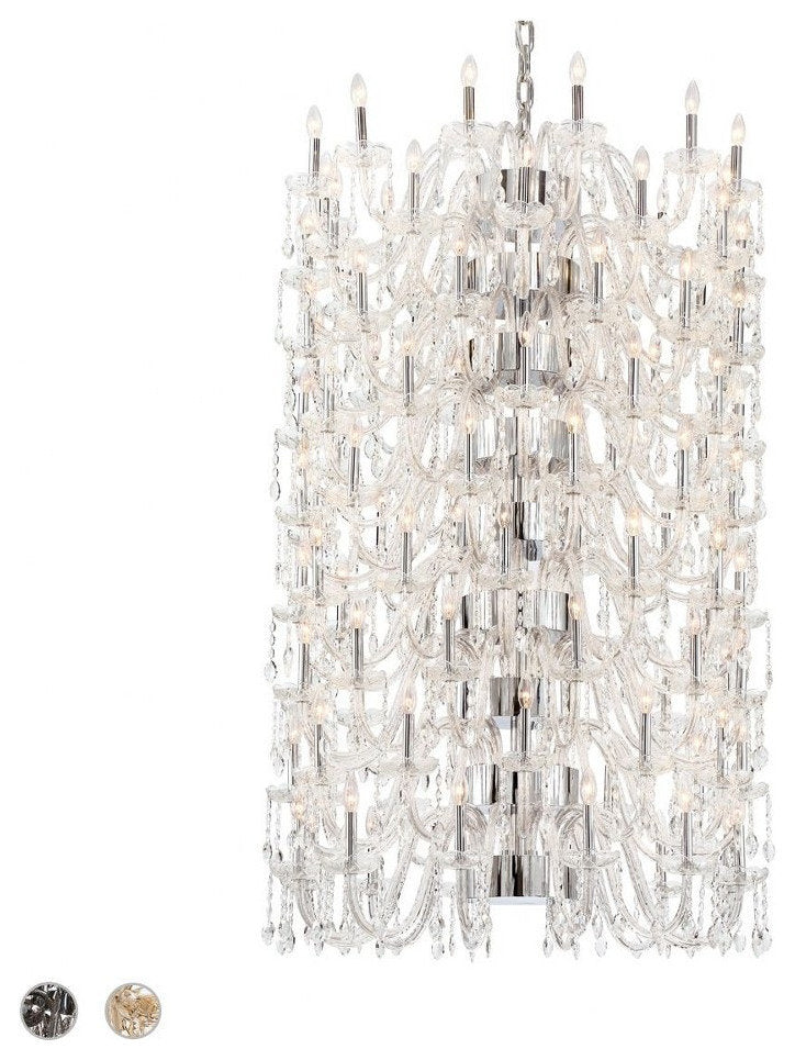 9 Tier Chandelier 108 Light - 42 Inches Wide by 68.75 Inches High-ChromeBy Bailey Street Home
