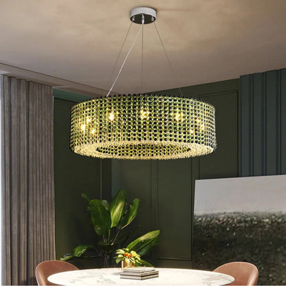 32" Alleri Crystal Beads Luxury ChandelierBy MORSALE