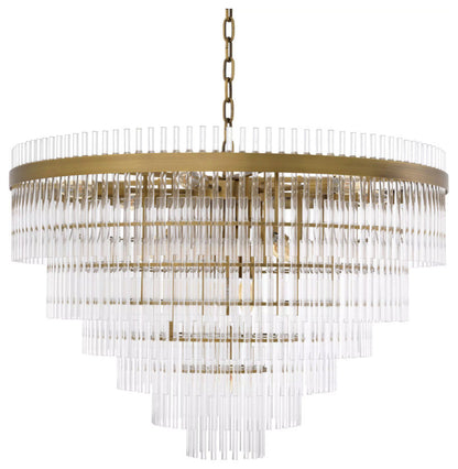 Cascading Glass Rods Chandelier | Eichholtz EastBy OROA - Furniture