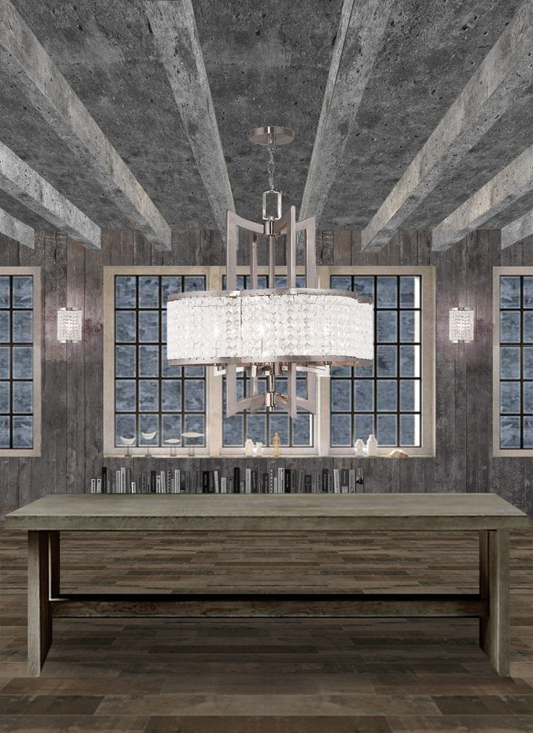 Grammercy Chandelier - Hand Painted Palacial Bronze, 10By Livex Lighting Inc.