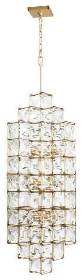 Varaluz Lighting 329F14CG Cubic Fourteen Light FoyerBy Varaluz