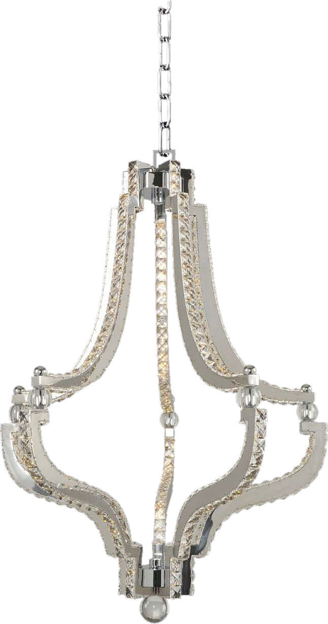 Cambria Led Pendant, Chrome, 21"By KALCO LIGHTING