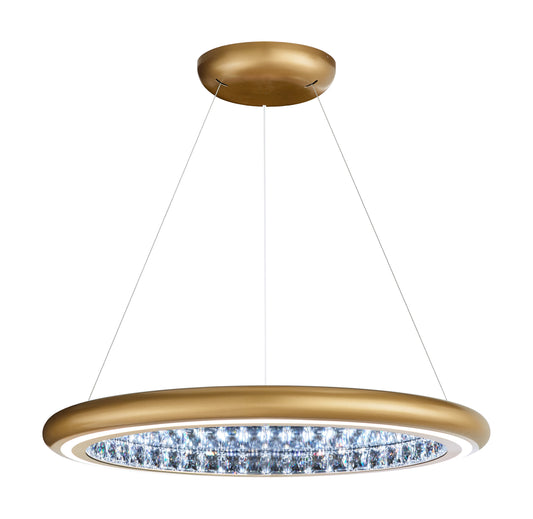 Schonbek Mfc301N-Gd1S 1 Light Crystal Pendant, Glimmer GoldBy Schonbek