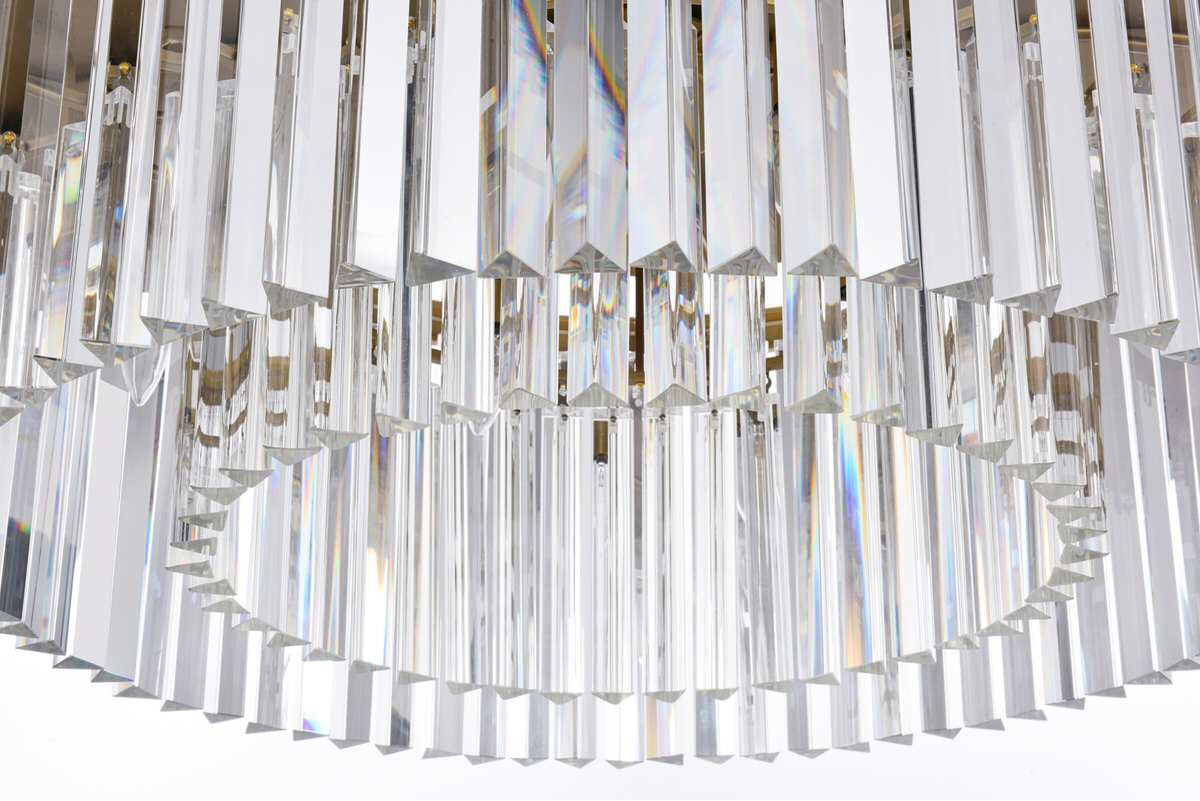 Elegant Lighting Sydney 31.5" Round Crystal ChandelierBy Elegant Furniture & Lighting