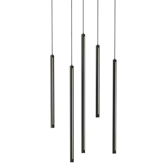 DALS Lighting 47" Wide 5 Light LED Linear Pendant