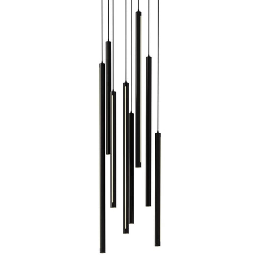 DALS Lighting 26" Wide 8 Light LED Multi Light Pendant