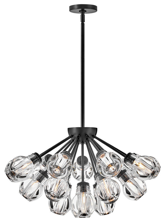 Elise 19 Light Pendant, BlackBy Hinkley