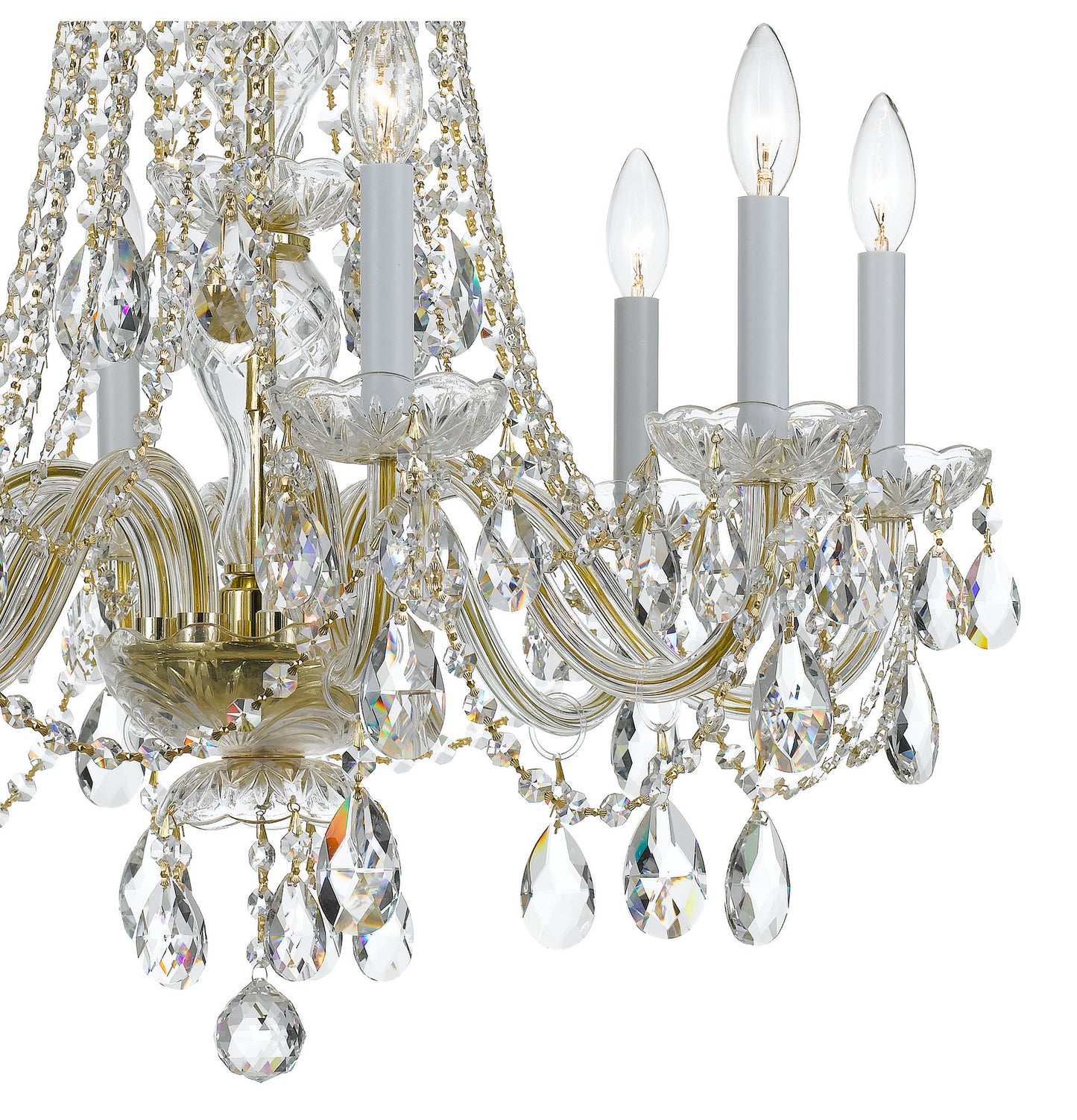 Crystorama Lighting Group 1138-CL-S Traditional Crystal 8 Light - PolishedBy Crystorama Lighting
