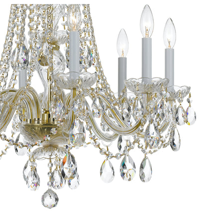 Crystorama Lighting Group 1138-CL-S Traditional Crystal 8 Light - PolishedBy Crystorama Lighting