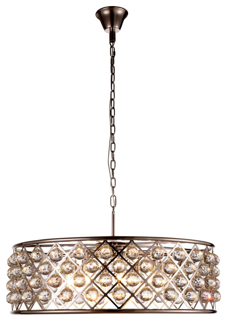Elegant 1214 Madison Collection Chandelier, Polished NickelBy Elegant Furniture & Lighting