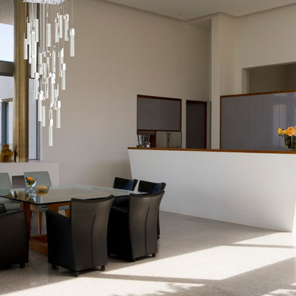 Rectangular Crystal Chandelier // XL 25 LightBy Finesse Decor