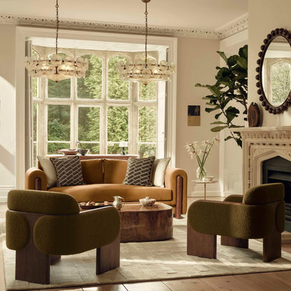 Solaris Disc Glass Chandelier