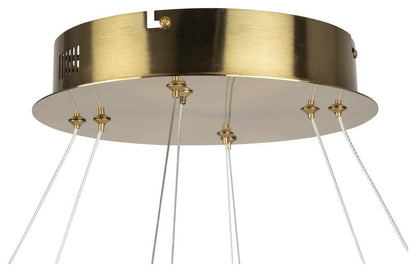 Stella Chandelier, Black and BrassBy ARTCRAFT Lighting