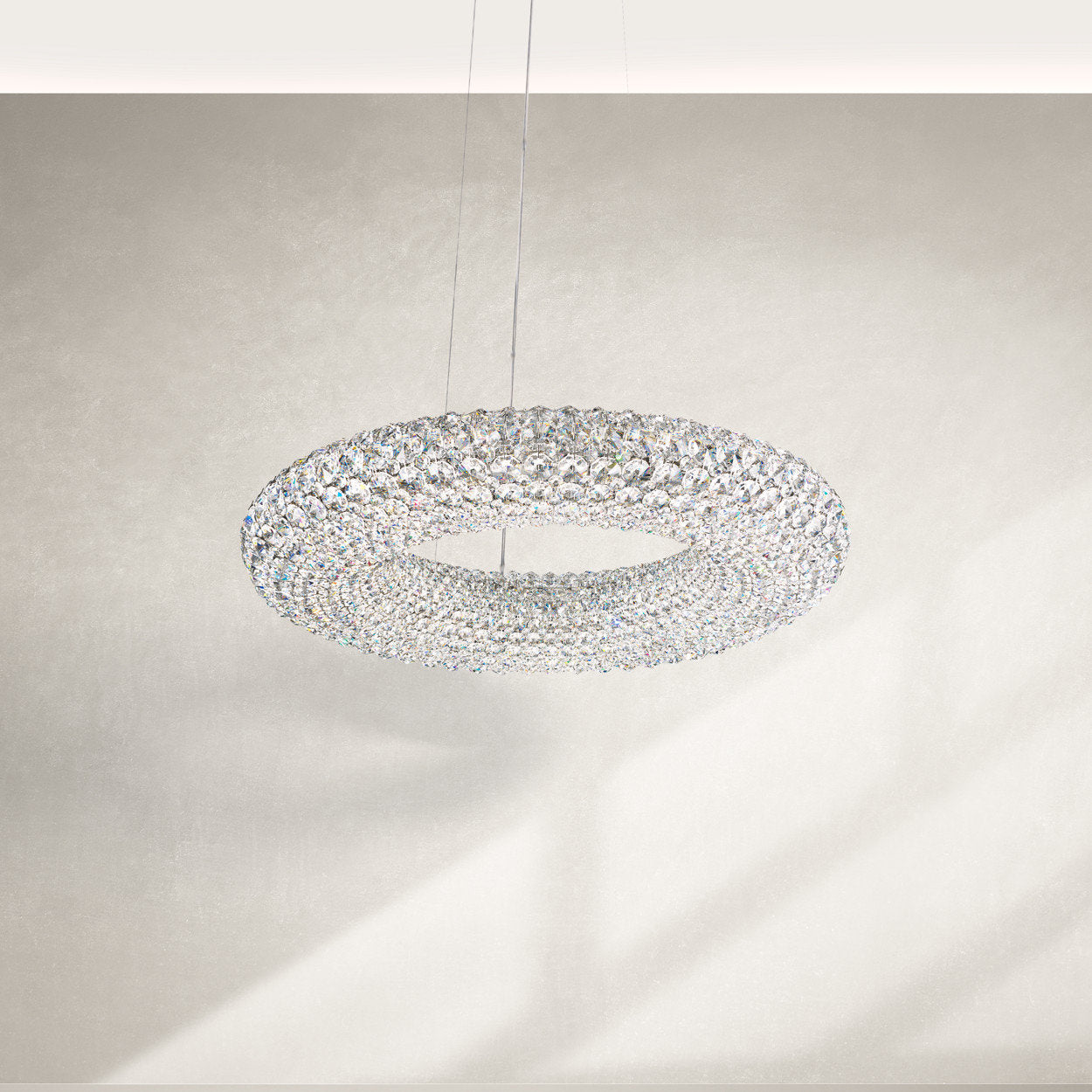 Schonbek Ca2525S 15 Light Crystal Pendant, Polished Stainless SteelBy Schonbek