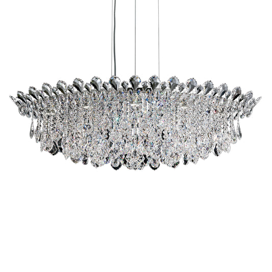 Schonbek Tr4811N-401H 8 Light Crystal Pendant, Polished Stainless SteelBy Schonbek