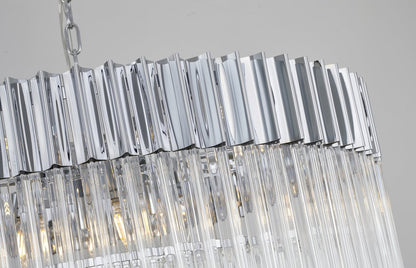 Bethel International WE07C31CH 12-Light Chandelier, ChromeBy Bethel Intl.