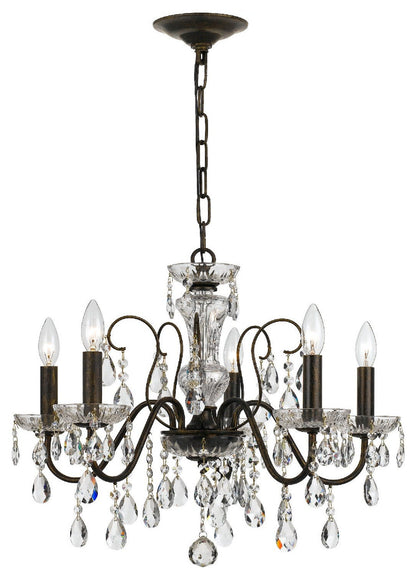 Crystorama Lighting Group 3025-CL-S Butler 5 Light 23"W Crystal - EnglishBy Crystorama Lighting